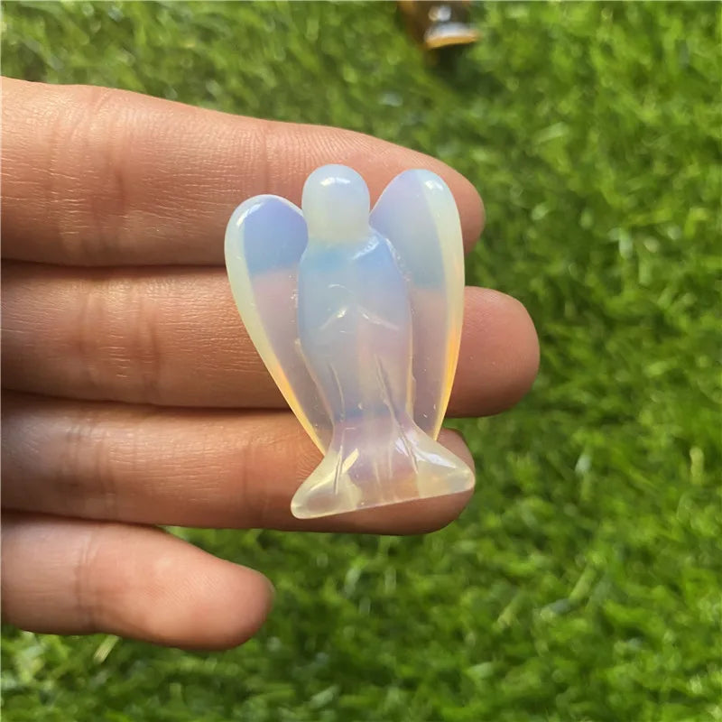 Thiên Thần Bảo Vệ - Tượng Pha Lê Tự Nhiên 1.5