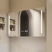 Luxury bathroom mirror with smart design, LED light sensor, anti-fog 