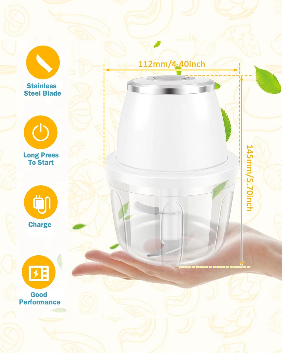 High Power Mini USB Multi-Function Meat Grinder