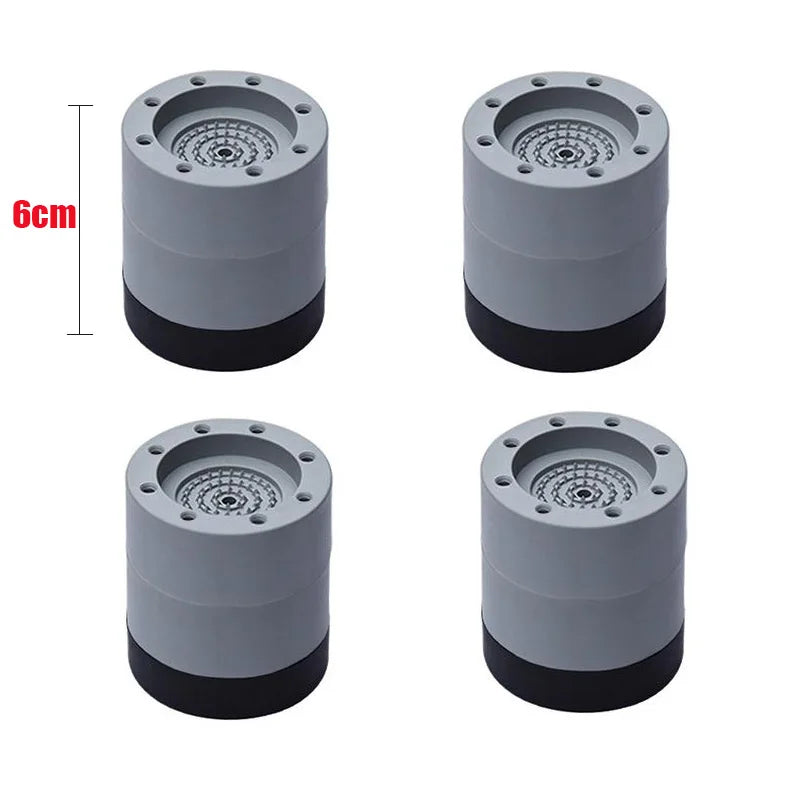 4個裝防震腳墊橡膠墊防滑靜音通用洗衣機冰箱支撐避震器洗衣機支架