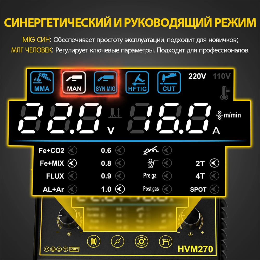 Máy Hàn Đa Năng HZXVOGEN 270A 6in1 Màn Hình Số - Daisan Mart