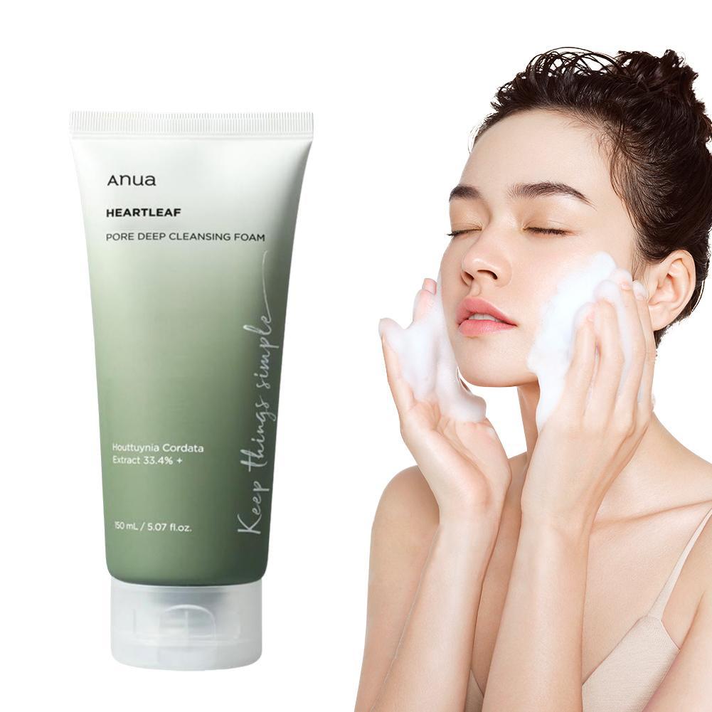 Foaming Cleanser150ml | Succinic Acid + Lha Pore Deep Cleanser Foam with Gentle Exfoliating and Degreasing