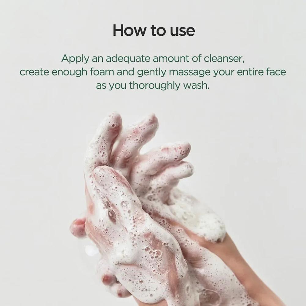 Foaming Cleanser150ml | Succinic Acid + Lha Pore Deep Cleanser Foam with Gentle Exfoliating and Degreasing