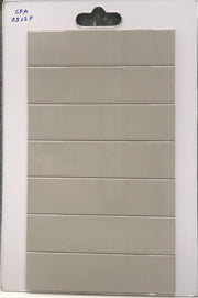 Warm gray glossy flat tile size 75x300mm type 1 code CFA0312P (1h/1.125m/50v)