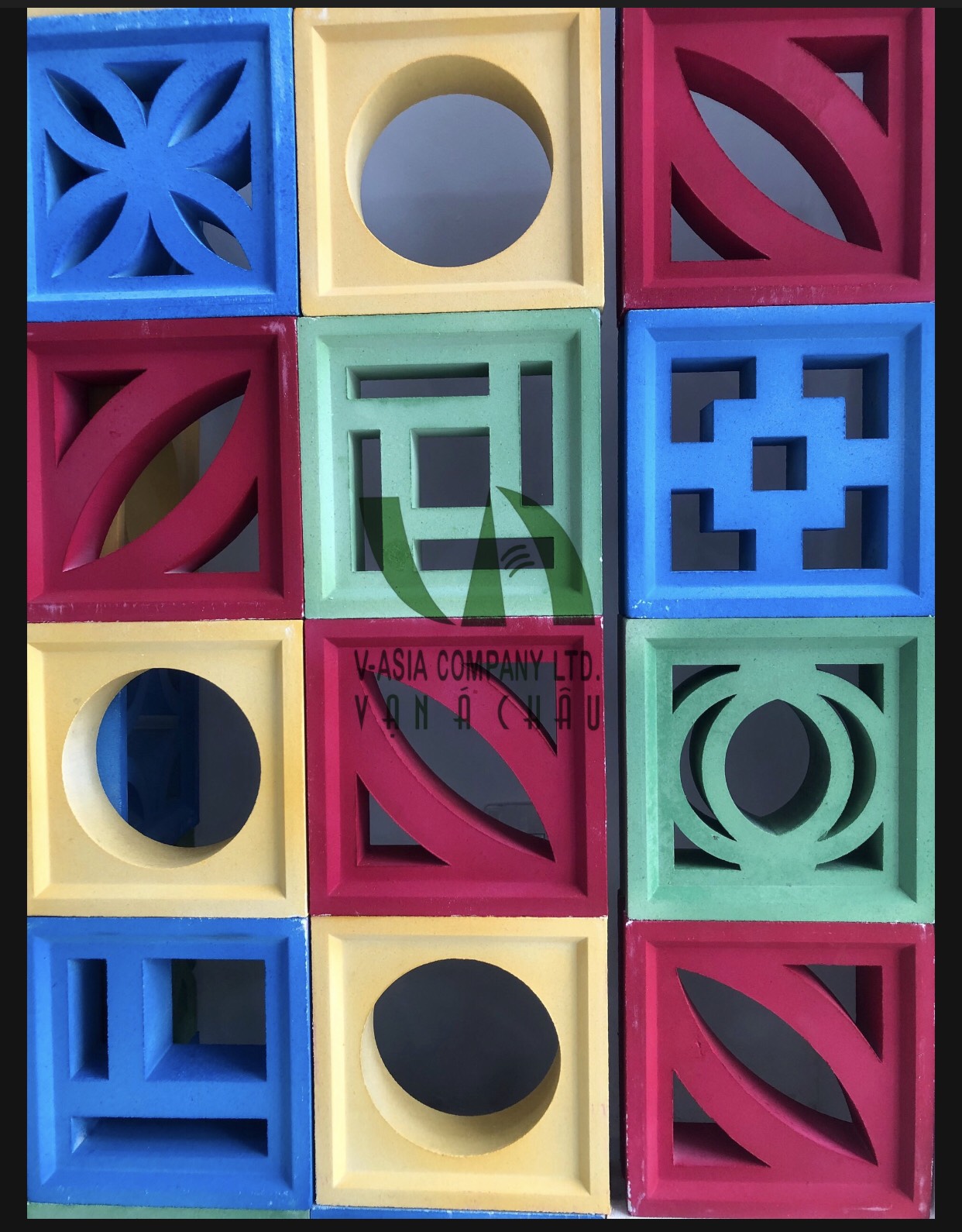 VAC color ventilation bricks