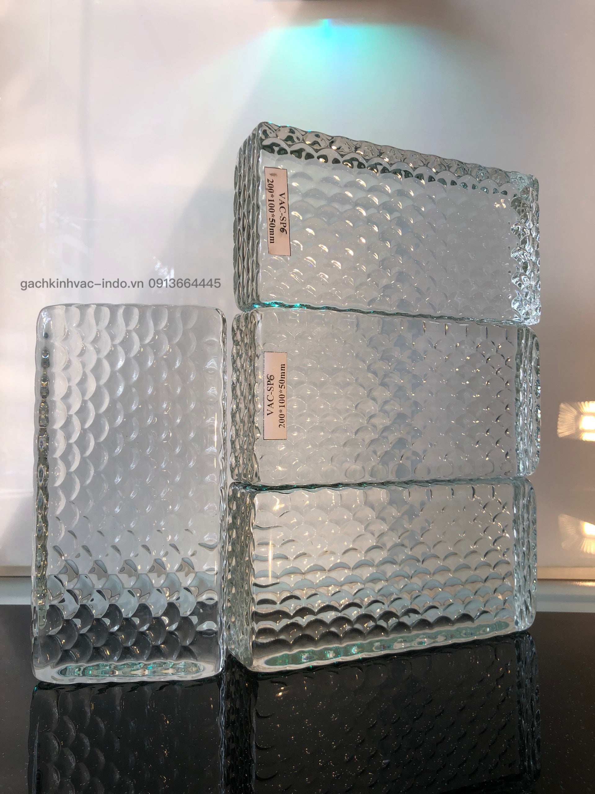 SP6 solid glass block