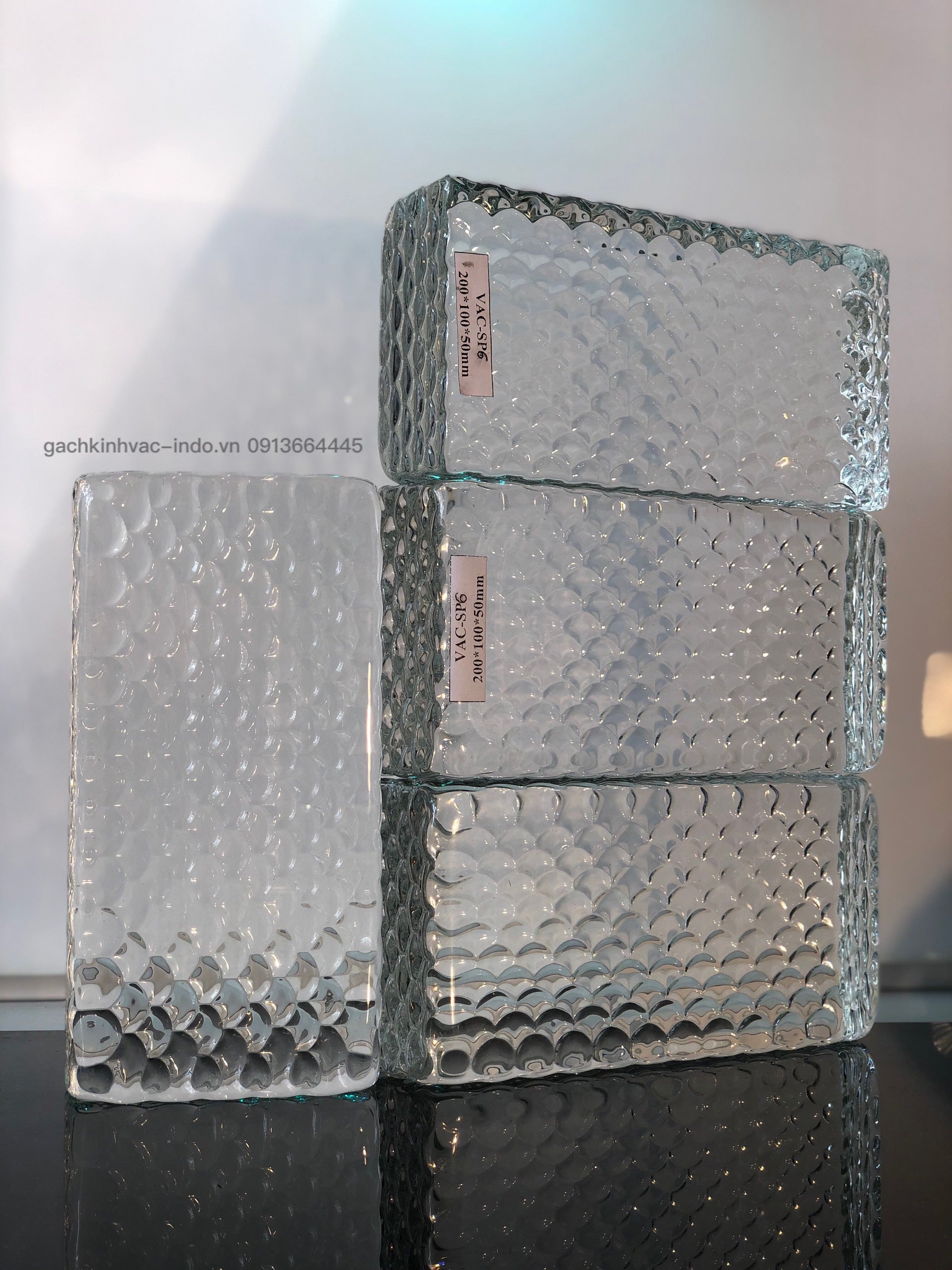 SP6 solid glass block