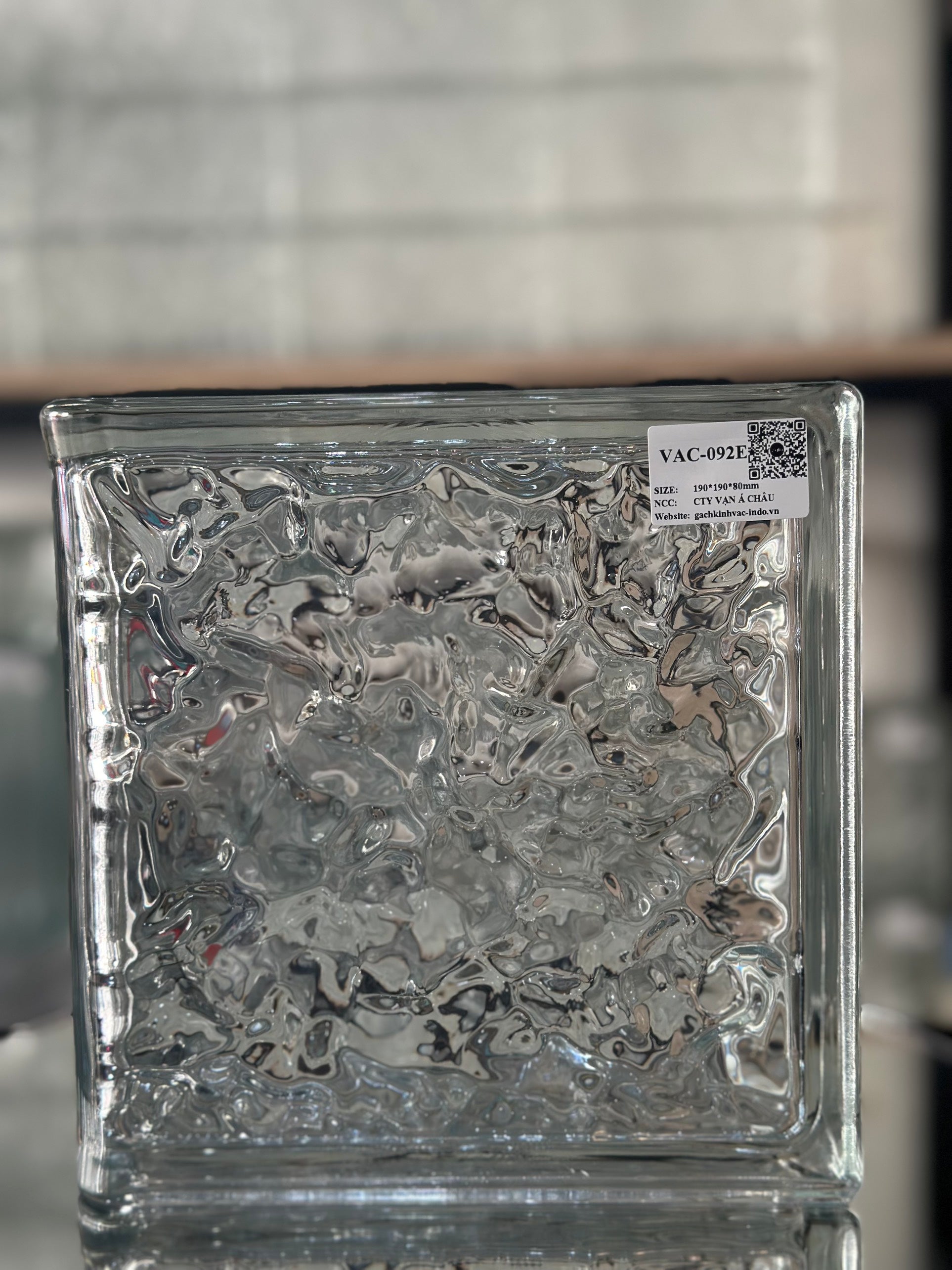 ICE CRYSTAL Glass Brick Finish