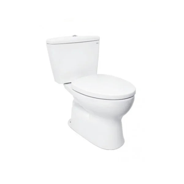 Two-piece toilet, soft-closing lid TC385VS CS300DRT3W