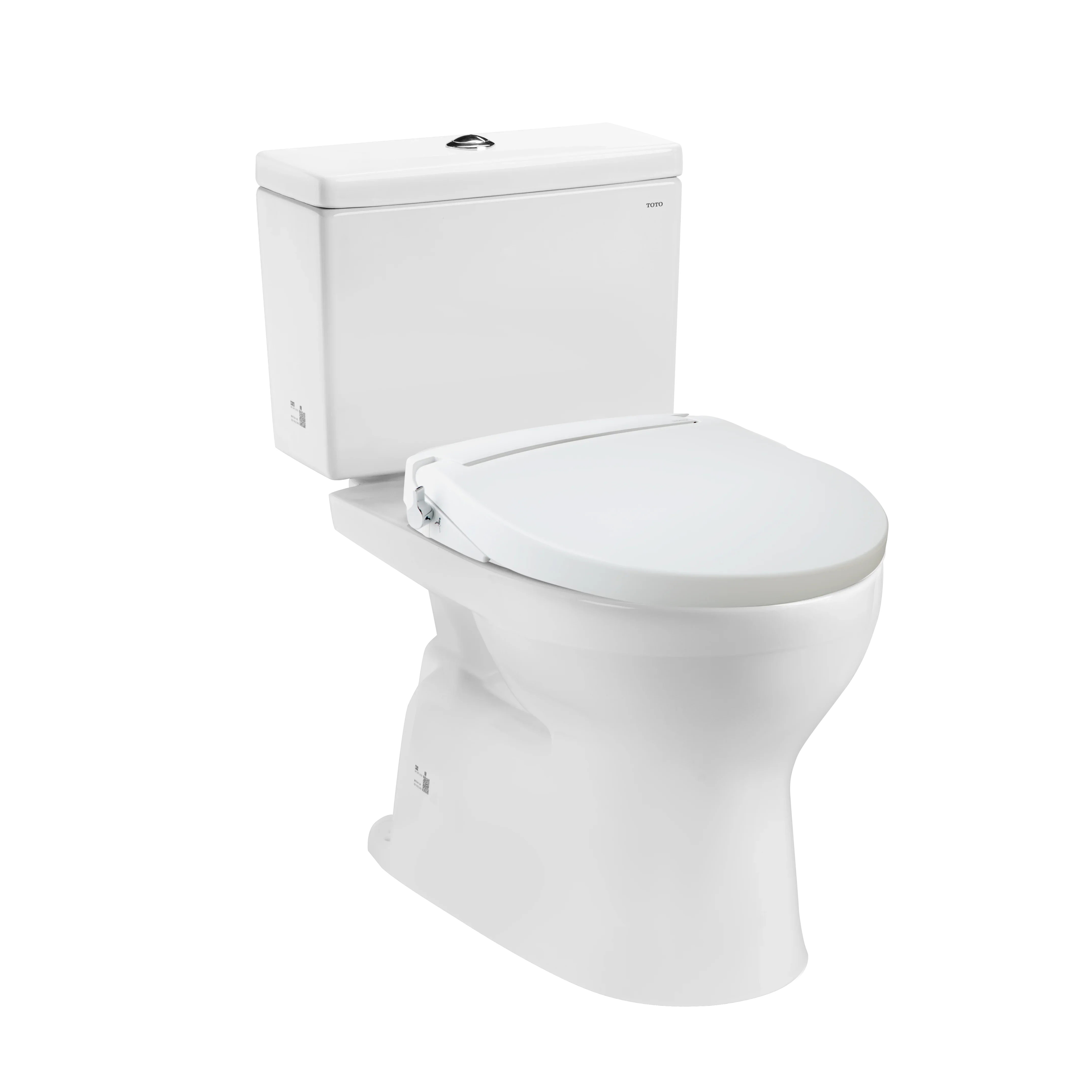 Two-piece toilet with washlet ECOWASHER TCW07S CS302DE2W