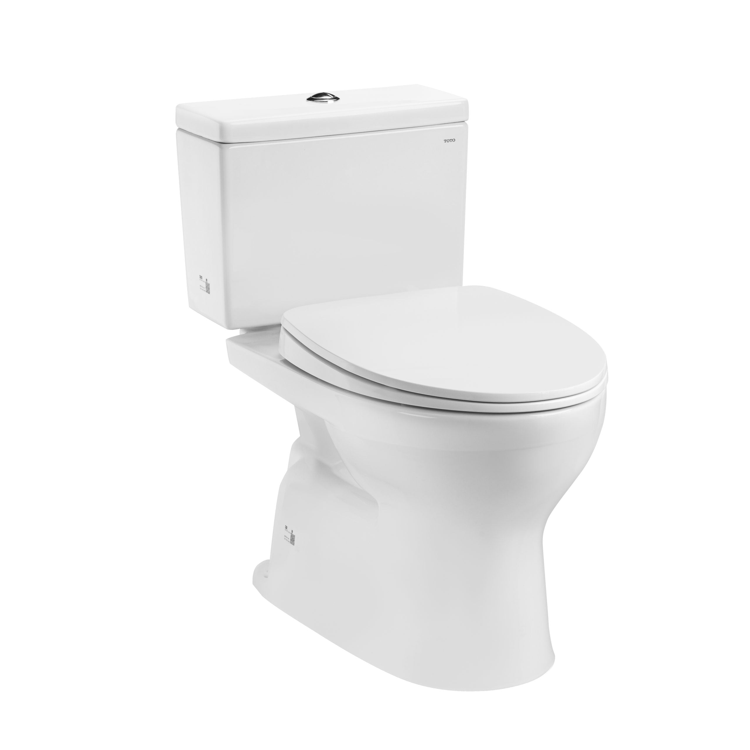 Two-piece toilet with soft-closing lid TC395VS CS302DT10W