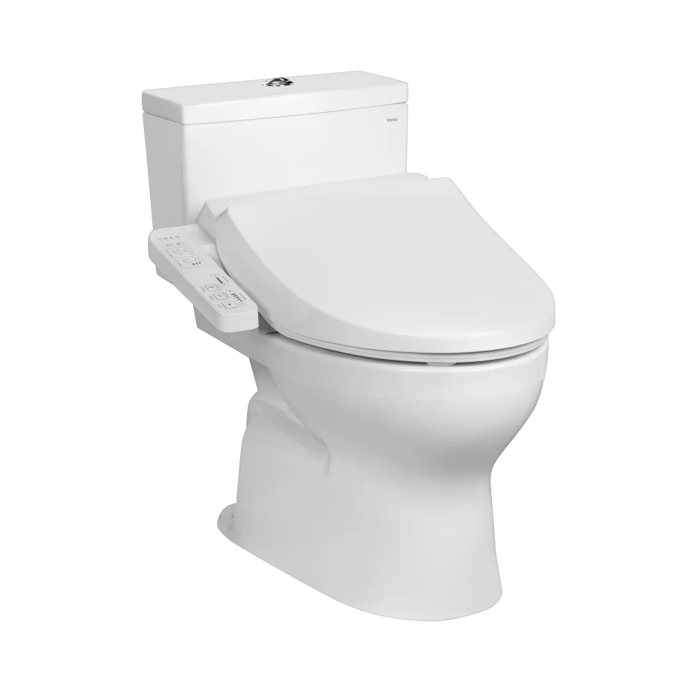 Basic C2 series 2-piece toilet with electronic washlet WASHLET TCF23710AAA CS302DW18W