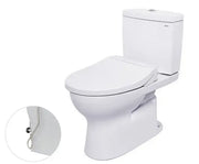 Two-piece toilet, soft-closing lid with cold water faucet TCW07S CS320DRE2W