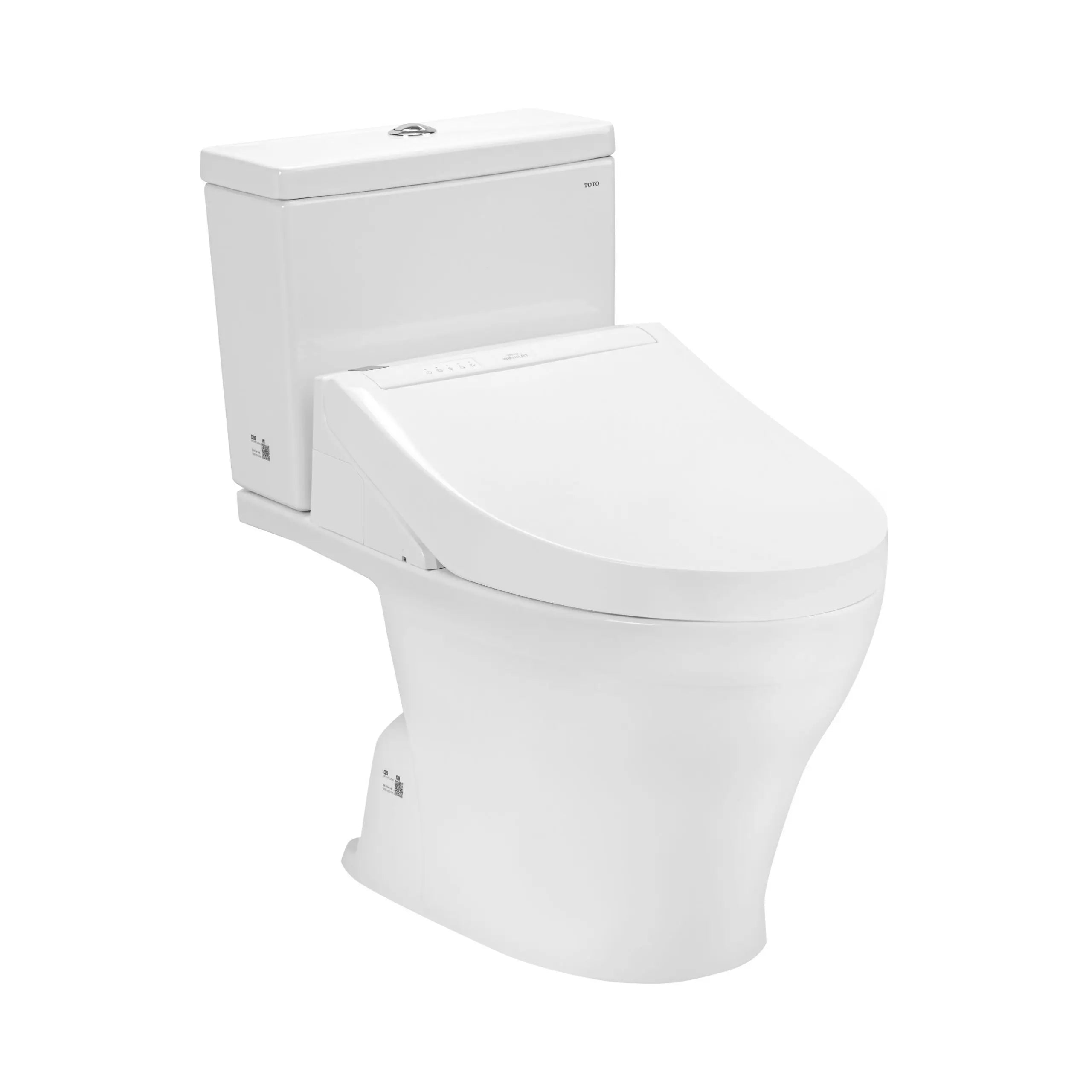 Two-piece toilet with electronic washlet WASHLET C5 series TCF24410AAA CS326DW14XW