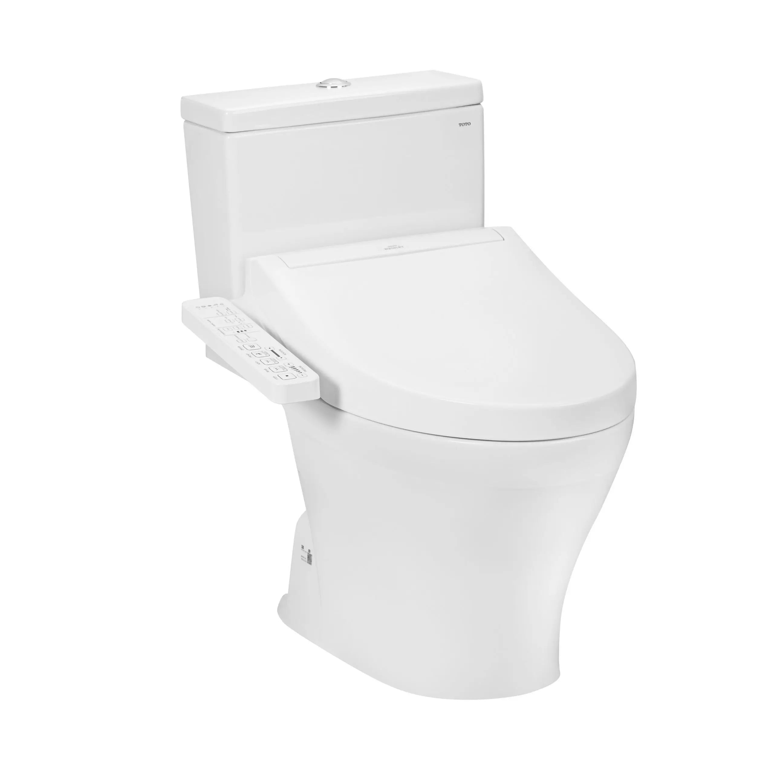 Two-piece toilet with electronic washlet WASHLET C2 series TCF23410AAA CS326DW16XW