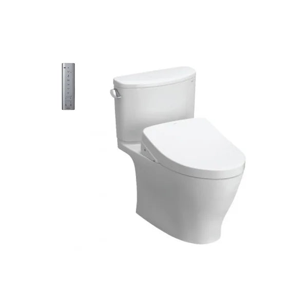 Two-piece toilet with electronic washlet WASHLET S7 series CS767CRW12XW