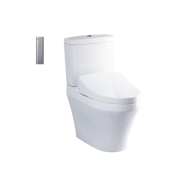 Two-piece toilet with electronic washlet WASHLET S7 series CS948CDW12XW