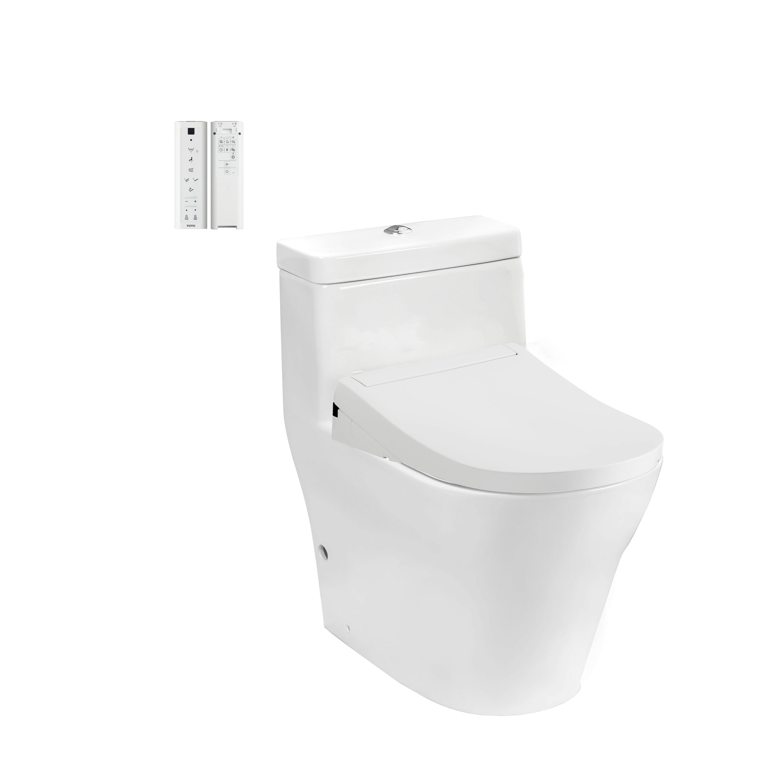 One-piece toilet with electronic washlet WASHLET S5 series CW166RB_TCF34320GAA_T53P100VR