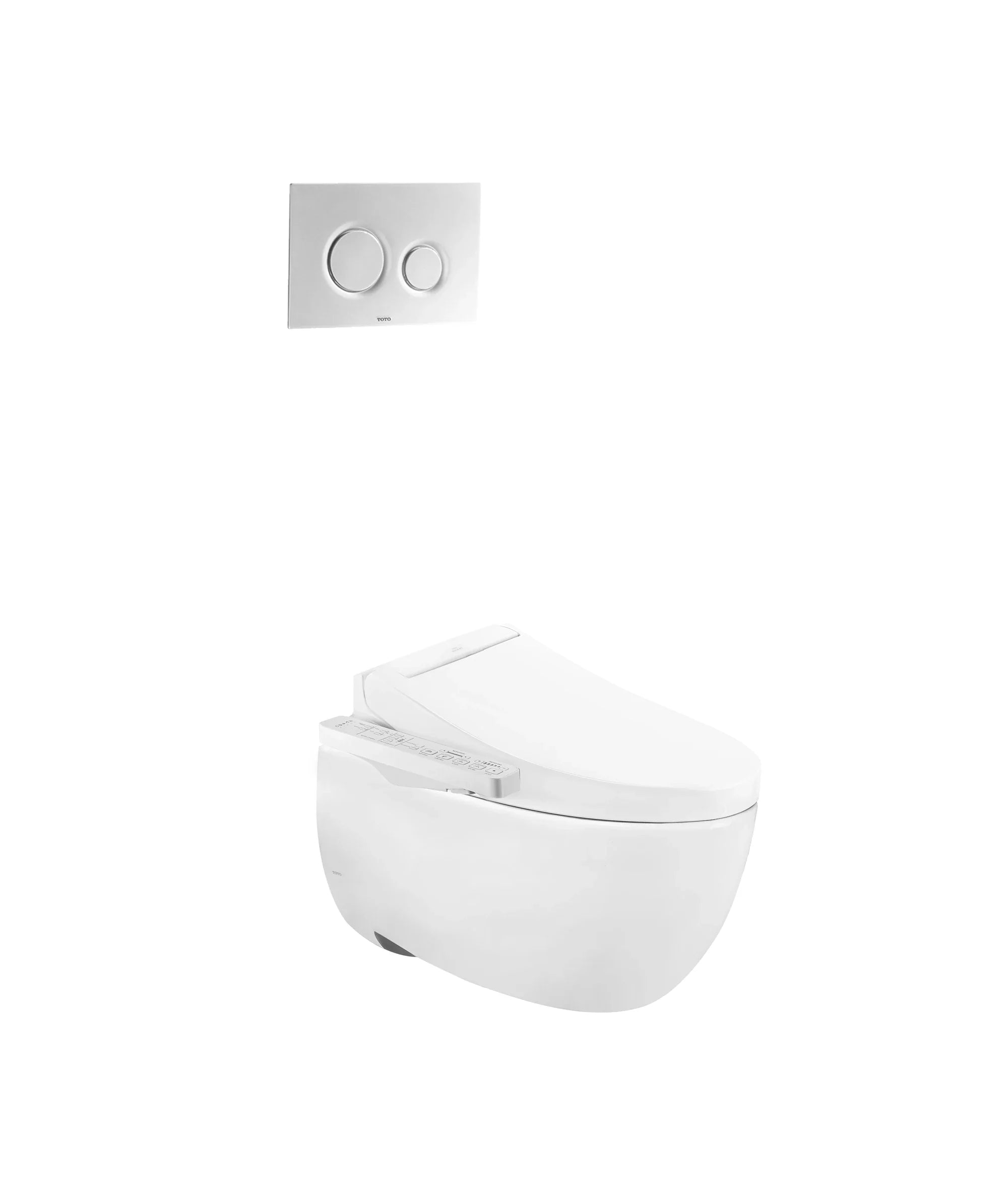 LP Series wall-hung toilet with electronic bidet WASHLET C2 CW812RA_TCF23410AAA_WH172A_MB174P
