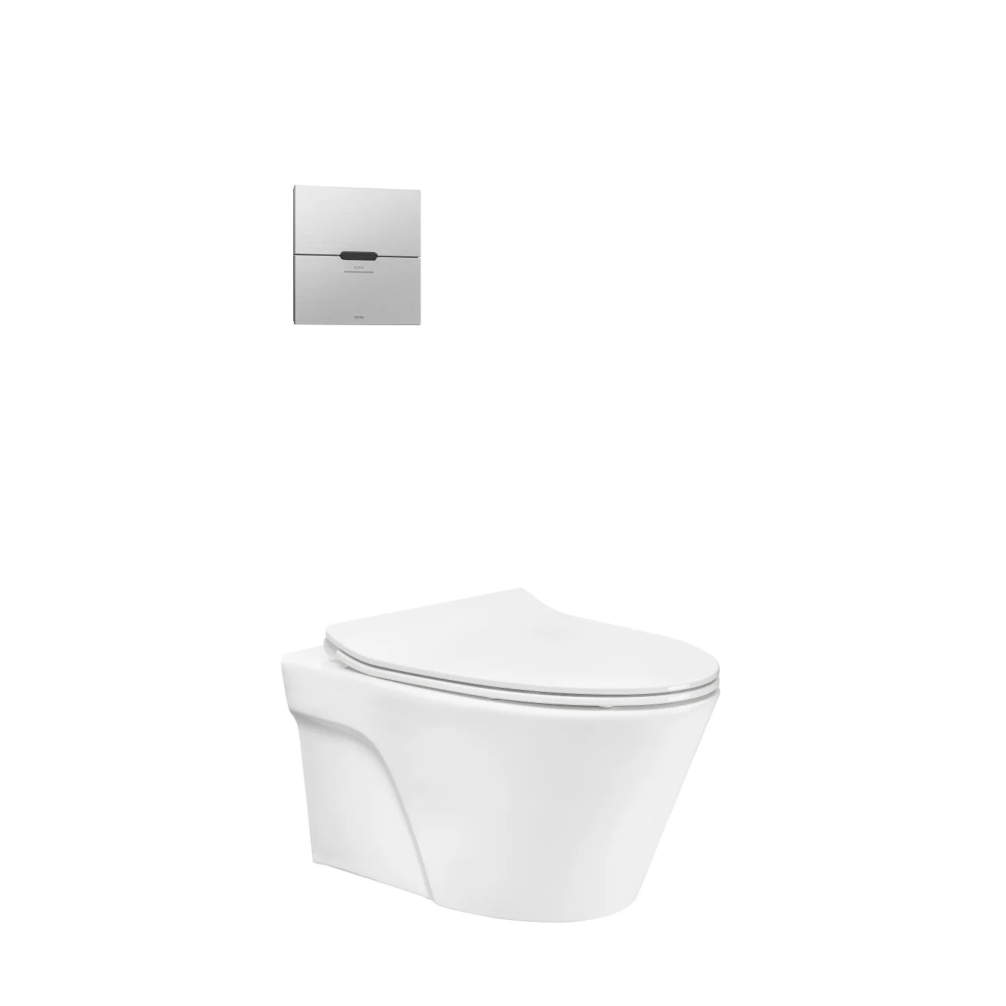 Wall-hung toilet with sensor flush valve CW822RFVA1_TREF35L2A_WH005A