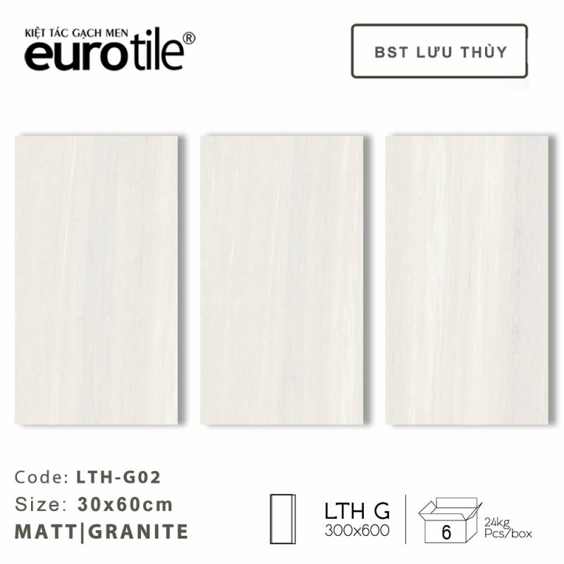 Eurotile floor and wall tiles, Luu Thuy collection 300*600mm LTH G02