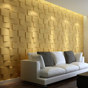 3d decorative waterproof wall tiles yellow