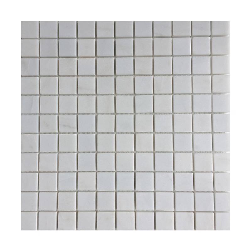 Natural stone mosaic tile 298x298mm white