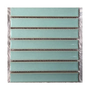 Decorative ceramic mosaic tile 295x295mm green