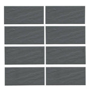 Gray wall tiles with rough surface 45x95mm 9012