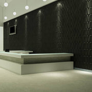 3d black waterproof decorative wall tiles