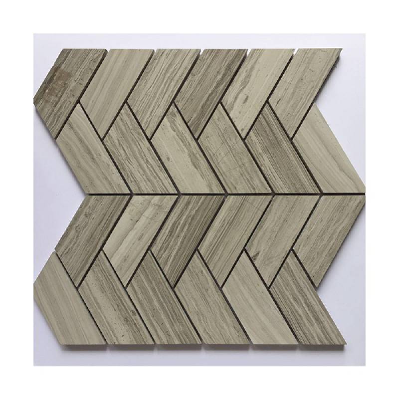 Herringbone stone mosaic tiles for bathroom and kitchen 290x300mm