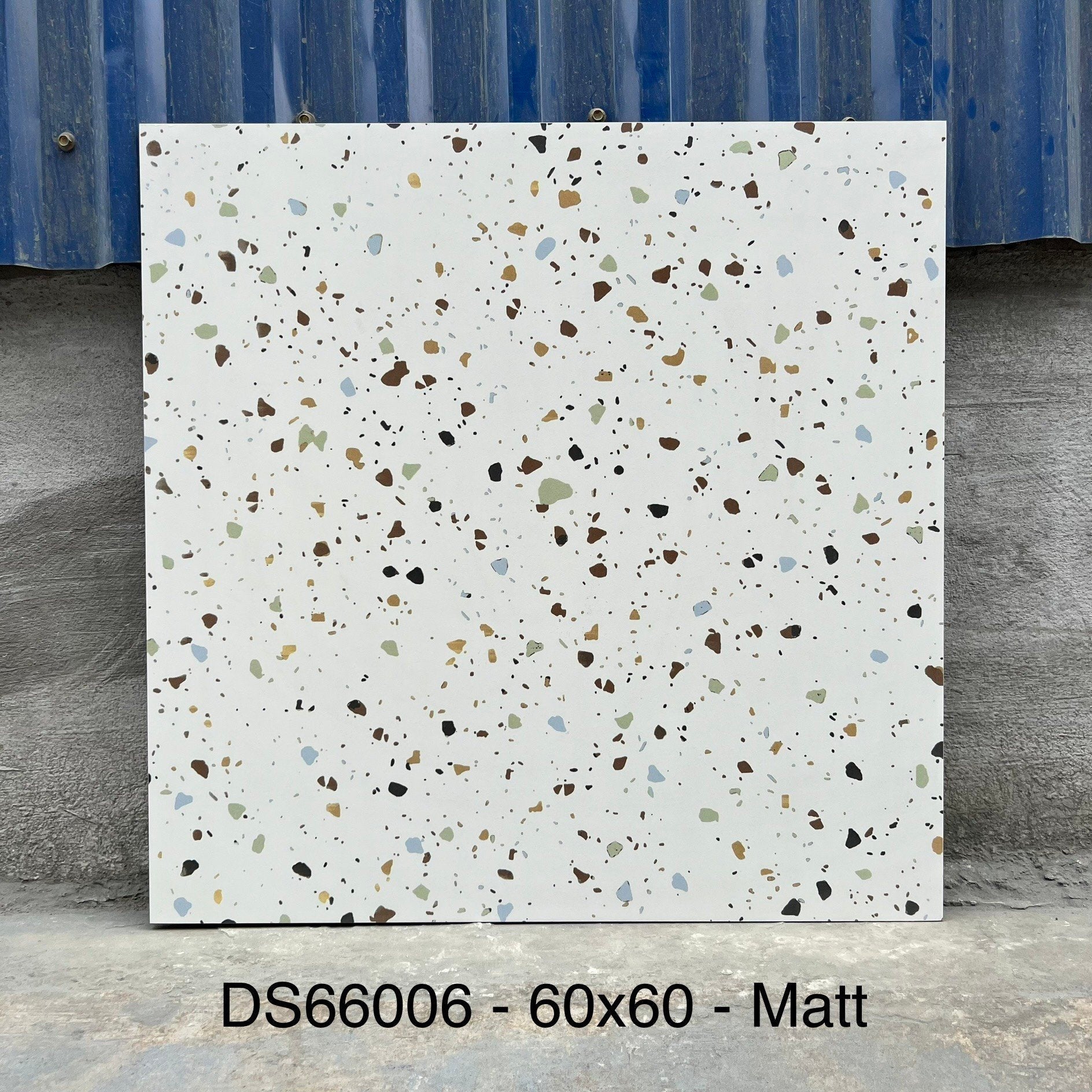 Terrazzo Tiles 600x600mm DS66006 (6906) (1h/1.44m/4v/28.5kg)