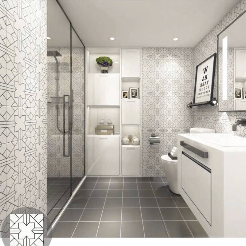 Gạch Bông Nhập Khẩu kt 300x300mm Men Matt Mã DSF30010