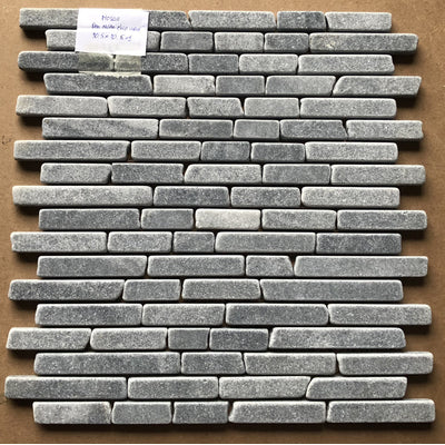Natural Black Vibrating Mosaic Stone NA 15mm LUX-15QR004
