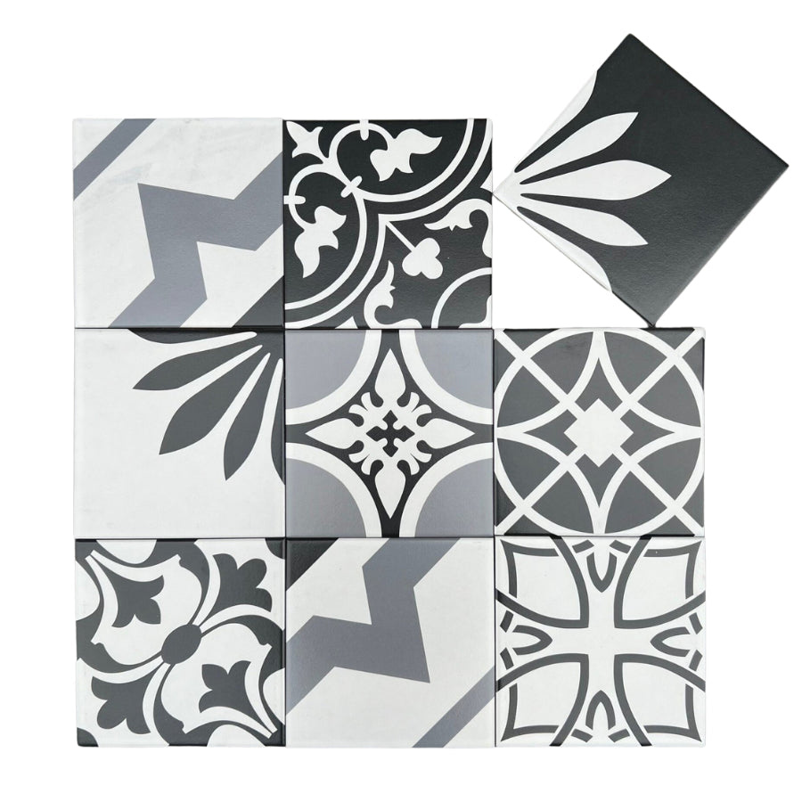 200x200 Matt Glaze Cement Tile 20111