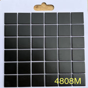 White Ceramic Mosaic Tile 48x48mm 4808M