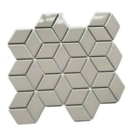 Hexagonal Mosaic Tile Gray Glossy 51508