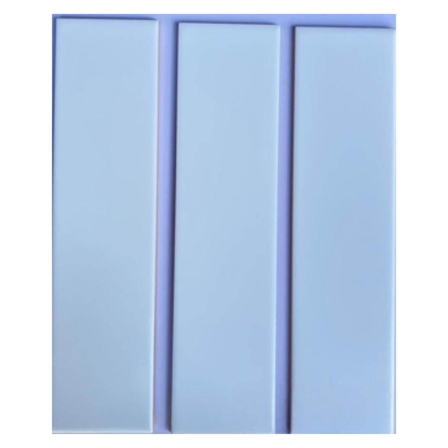 75x300mm Flat Matte White Tile 75300M