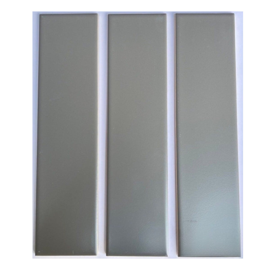 75x300mm Matte Gray Flat Tile 75303M