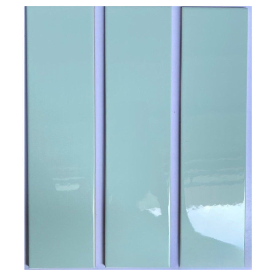 75x300mm Mint Green Flat Glossy Tile 75306B