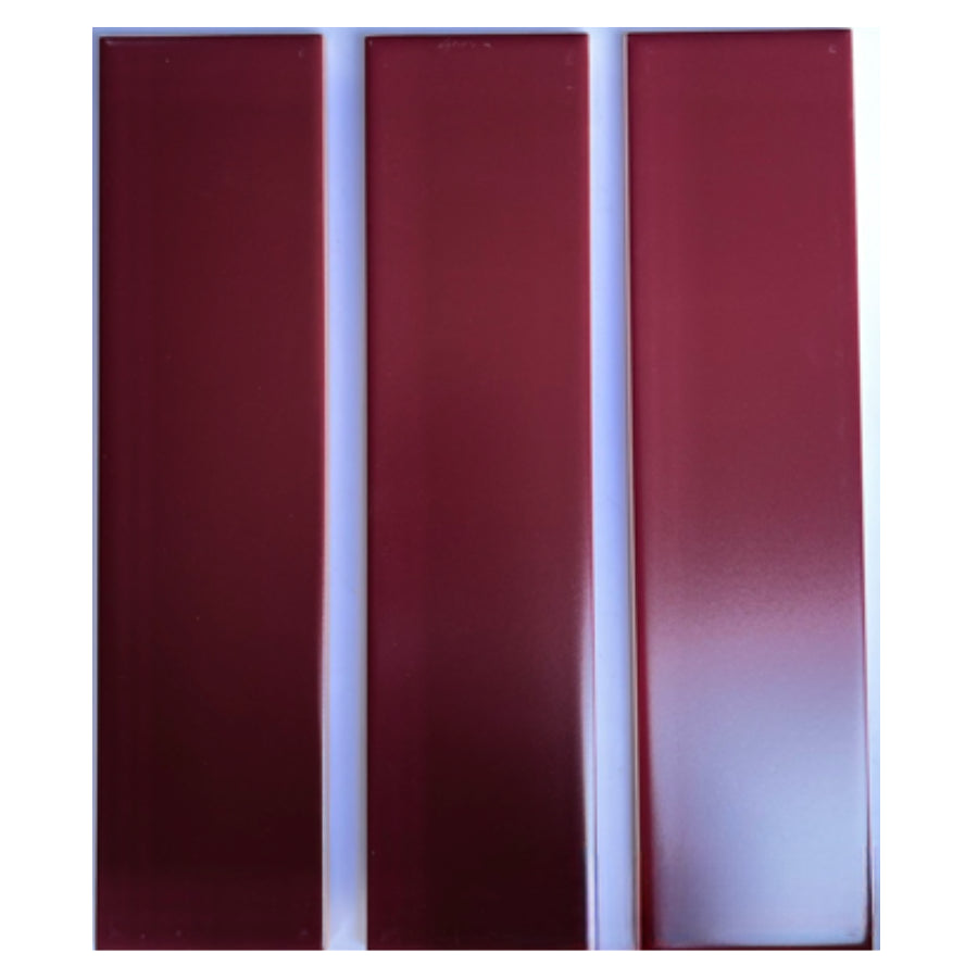 75x300mm Red Matte Flat Tile 75317M