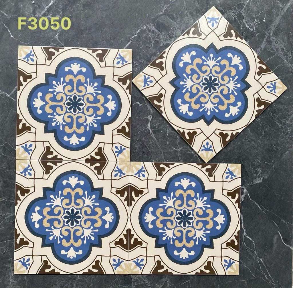 300x300mm F3050 Cement Tiles