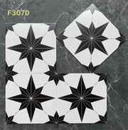 300x300mm F3070 Cement Tiles