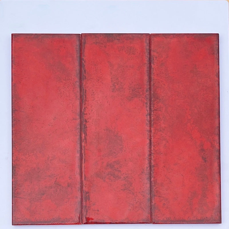 Red wall tiles 100x300mm LS1310