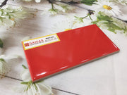 Flat glossy red tile KT 75x150mm NGT_M751510