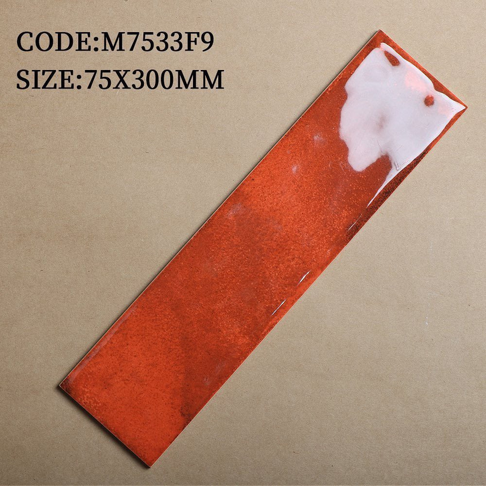Curved face tile 75x300mm M7533F9