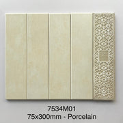 Porcelain tile 75x300mm code MD7534M01