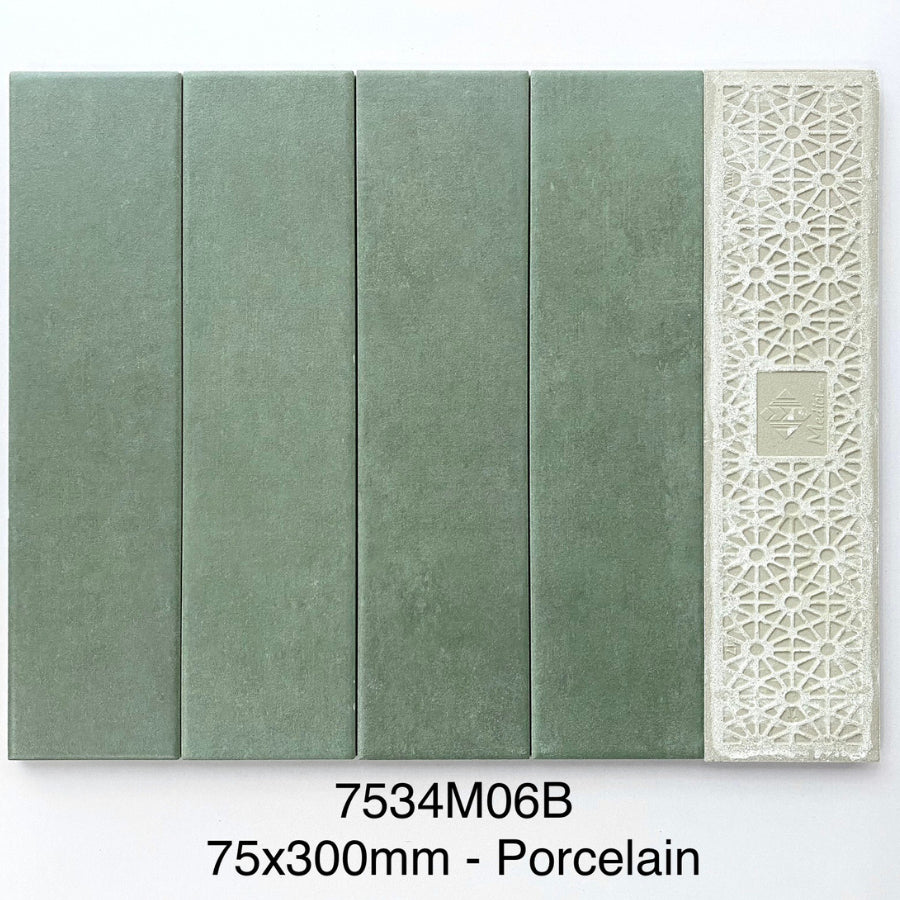 Porcelain tile 75x300mm code MD7534M06B