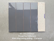Flat glossy light gray tile size 50x200mm SI0208P