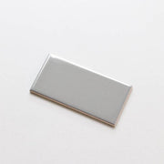 Flat glossy light gray decorative tile 75x150mm UTO36G